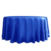 120" Satin Round Tablecloth Wedding Party Table Linens