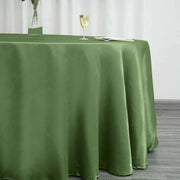 120" Satin Round Tablecloth Wedding Party Table Linens