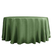 120" Satin Round Tablecloth Wedding Party Table Linens