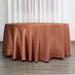120" Satin Round Tablecloth Wedding Party Table Linens TAB_STN120_TERC