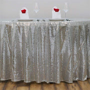 120" Sequined Round Tablecloth