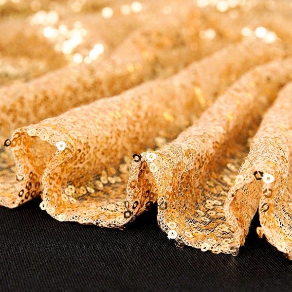 120" Sequined Round Tablecloth