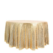 120" Sequined Round Tablecloth