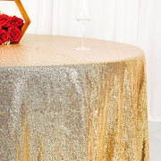 120" Sequined Round Tablecloth