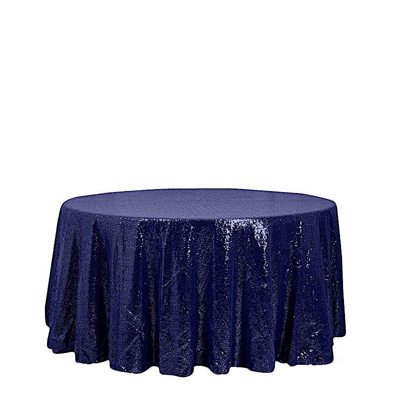 120" Sequined Round Tablecloth