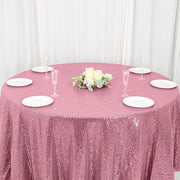 120" Sequined Round Tablecloth