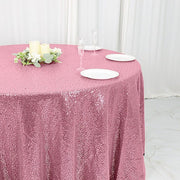 120" Sequined Round Tablecloth