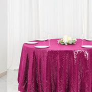 120" Sequined Round Tablecloth