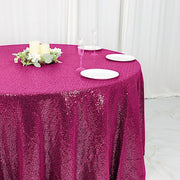 120" Sequined Round Tablecloth