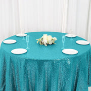 120" Sequined Round Tablecloth