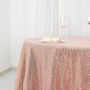 120" Sequined Round Tablecloth