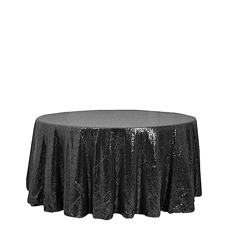 120" Sequined Round Tablecloth