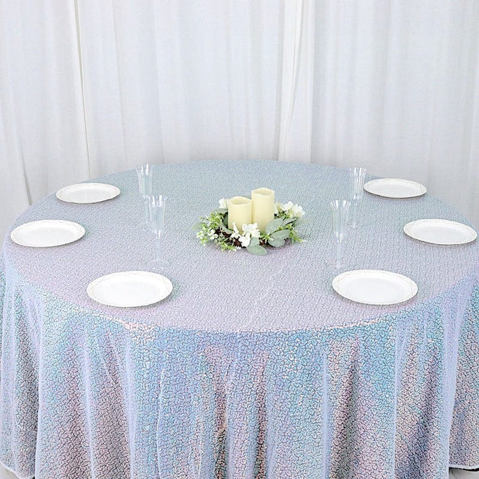 120" Sequined Round Tablecloth