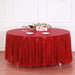 120" Sequined Round Tablecloth - Red TAB_02_120_017