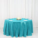 120" Sequined Round Tablecloth TAB_02_120_TURQ