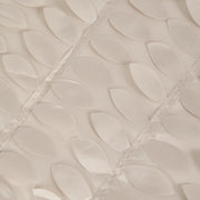 120" Taffeta Round Tablecloth with Leaf Petals Design - Green