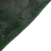 120" Taffeta Round Tablecloth with Leaf Petals Design - Green TAB_LEAF_120_GRN