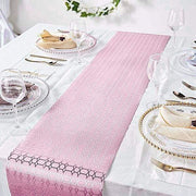 12x108" Glitter Geometric Honeycomb Paper Disposable Table Runner Roll