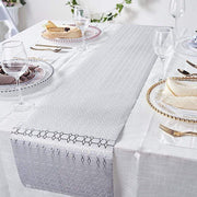 12x108" Glitter Geometric Honeycomb Paper Disposable Table Runner Roll