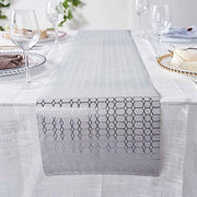 12x108" Glitter Geometric Honeycomb Paper Disposable Table Runner Roll