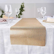 12x108" Glitter Paper Disposable Table Runner Roll Circle Design