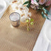 12x108" Glitter Paper Disposable Table Runner Roll Circle Design