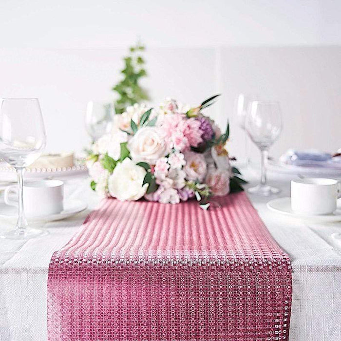 12x108" Glitter Paper Disposable Table Runner Roll Circle Design