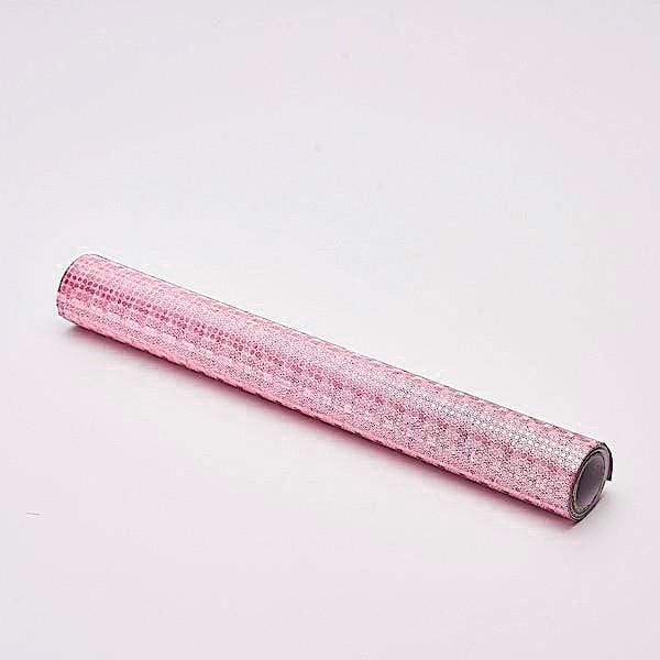 12x108" Glitter Paper Disposable Table Runner Roll Circle Design