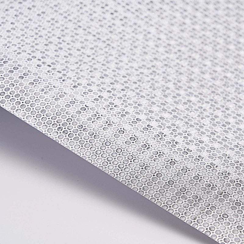 12x108" Glitter Paper Disposable Table Runner Roll Circle Design