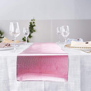 12x108" Glitter Ridge Design Paper Disposable Table Runner Roll