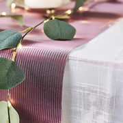 12x108" Glitter Ridge Design Paper Disposable Table Runner Roll