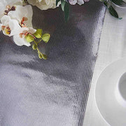 12x108" Glitter Ridge Design Paper Disposable Table Runner Roll