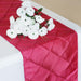 12x108" Pintuck Table Top Runner Wedding Decorations