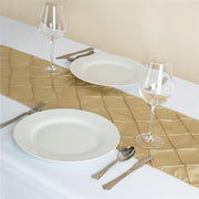12x108" Pintuck Table Top Runner Wedding Decorations RUN_PTK_CHMP