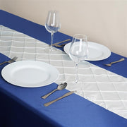 12x108" Pintuck Table Top Runner Wedding Decorations RUN_PTK_IVR