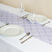 12x108" Pintuck Table Top Runner Wedding Decorations RUN_PTK_LAV