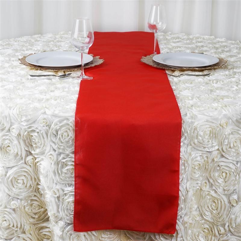 12x108" Polyester Table Top Runner Wedding Decorations