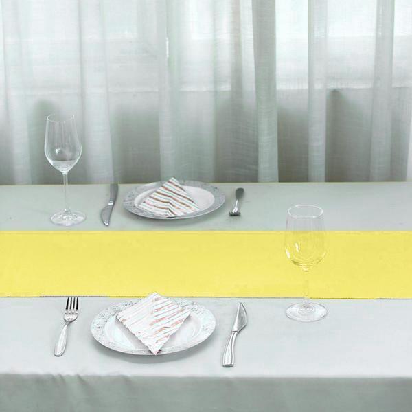 12x108" Polyester Table Top Runner Wedding Decorations