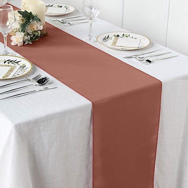 12x108" Polyester Table Top Runner Wedding Decorations