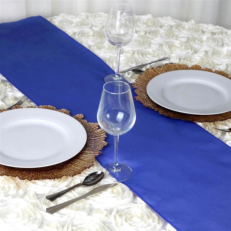 12x108" Polyester Table Top Runner Wedding Decorations