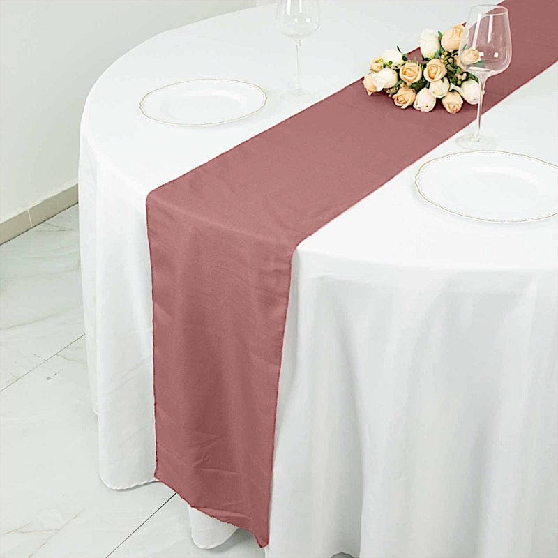 12x108" Polyester Table Top Runner Wedding Decorations