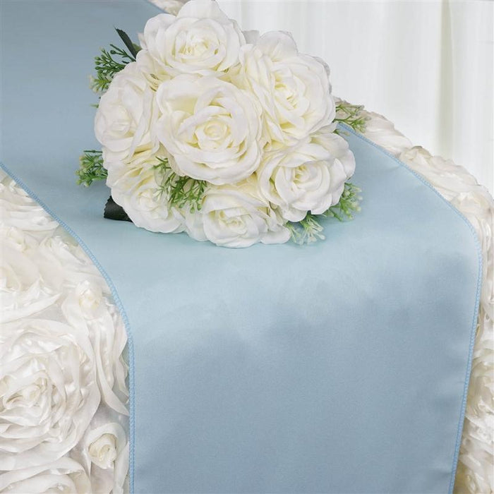 12x108" Polyester Table Top Runner Wedding Decorations RUN_POLY_BLUE