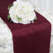 12x108" Polyester Table Top Runner Wedding Decorations RUN_POLY_BURG