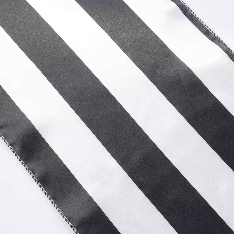 12x108" Satin Stripes Table Top Runner Wedding Decorations
