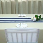12x108" Satin Stripes Table Top Runner Wedding Decorations