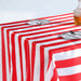 12x108" Satin Stripes Table Top Runner Wedding Decorations