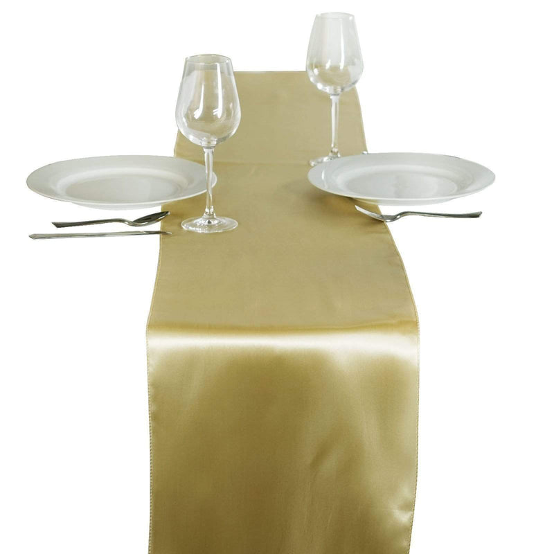 12x108" Satin Table Top Runner Wedding Decorations