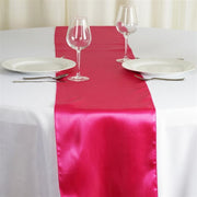 12x108" Satin Table Top Runner Wedding Decorations