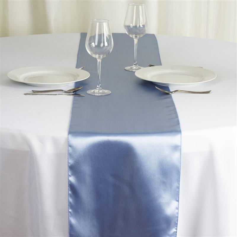 12x108" Satin Table Top Runner Wedding Decorations