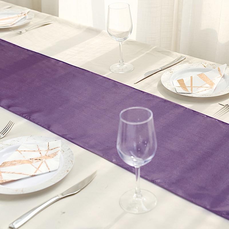 12x108" Satin Table Top Runner Wedding Decorations